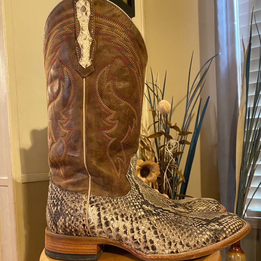 Cody James Python square toe